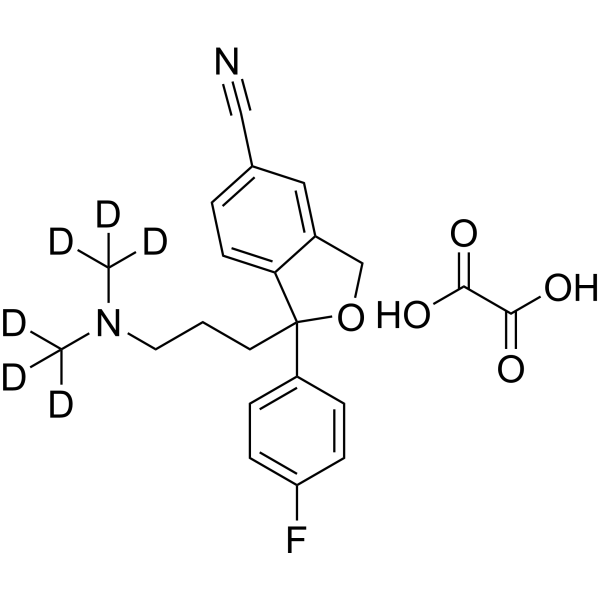 Citalopram-d6 oxalate (citalopram-d6 oxalate) 1246819-94-2